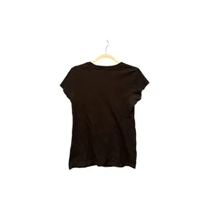 Old Navy Women's V-Neck High-Low Hem Black T-Shirt Size M thumbnail 4