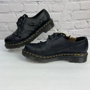 Dr.‎ Martens 1461 Bow Oxford Women's Black Smooth Leather Lace Up Shoes Size 6 thumbnail 3