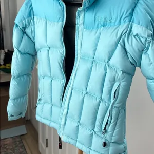 Marmot Goose Down 650 Blue Colorblock Warm Winter Puffer Snow Jacket Women's XS thumbnail 6