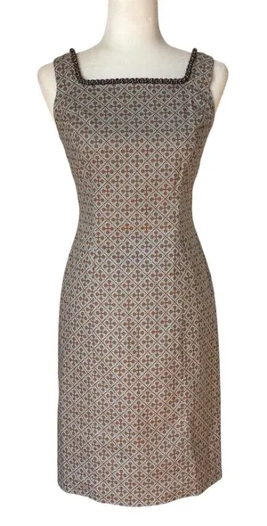 Lotus Grace Turquoise Sleeveless Midi Dress Size 2 thumbnail 1