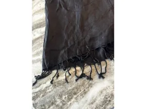 Bijoux Terner Black Pseudo Pashmina Scarf Wrap One Size thumbnail 3