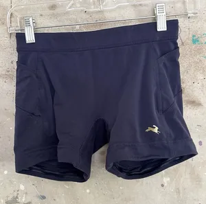 Tracksmith Turnover Short Tights in Navy Blue thumbnail 1