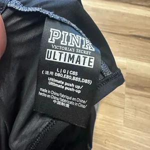 Victoria’s Secret Ultimate black racerback L sports bra thumbnail 3