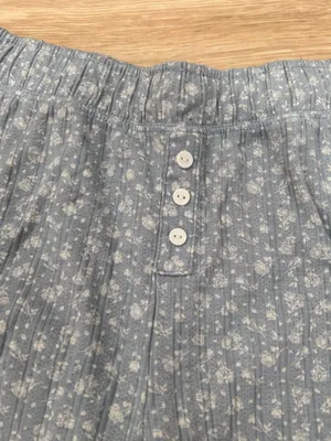 Floral pants Gray Size M thumbnail 2