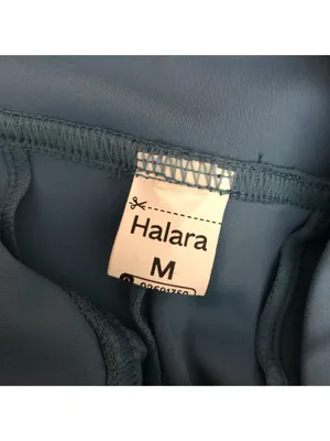 Halara DayStretch High Waisted Work Baggy Shorts 4'' with Pockets Blue M thumbnail 5