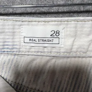Gap 1969 Real Straight Blue White Railroad Stripe Pants‎ 28 Slim Fit thumbnail 11