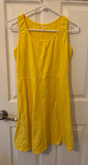 Miss you forever yellow dress thumbnail 1