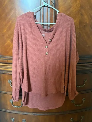 American Eagle Knit Henley thumbnail 1