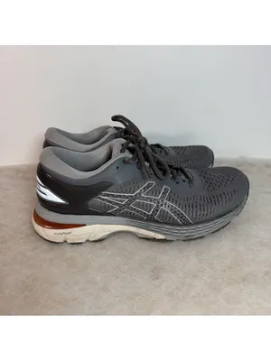 Asics Gel Kayano 25 Womens Sz US 8.5 Carbon Gray Running Athletic Shoes 1012A026 thumbnail 5