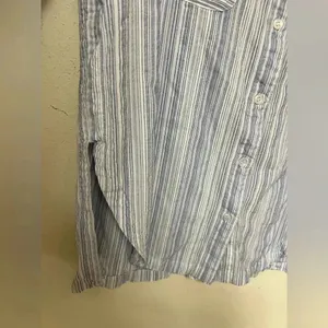 Athleta Button down top lightweight striped button down XL thumbnail 4