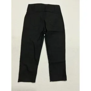 Yilakeni Womens XL XXL Black Lace Pants High Waist 3 Button Straight Leg NWT thumbnail 2
