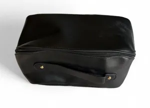 NWOT Black Cosmetic Travel Bag Makeup Organizer thumbnail 1