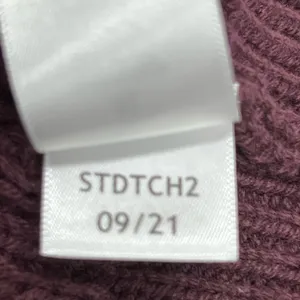 Aeropostale Burgundy knit hooded open cardigan xl sweater w/pockets thumbnail 7