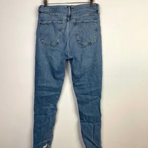 Agolde Nico Slim High Rise Ankle Distressed Button Fly Stretch Jeans Womens 28 thumbnail 7