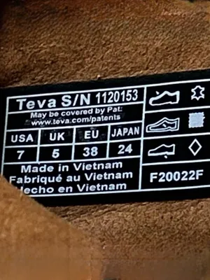 💥 TEVA Anaya Waterproof Leather Side Zip Ankle Boots Brown Women’s 7💛 thumbnail 8