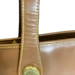 Vintage Dooney and Bourke Leather Trim Canvas Shoulder Bag thumbnail 7
