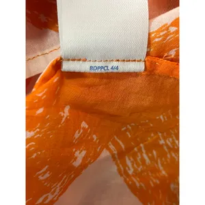 Boden Jaffa Painted Check Sleeveless Button Front Shirt Orange White Size‎ 6 New thumbnail 9