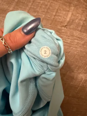 Lululemon Cyan Blue align shorts 6" thumbnail 3
