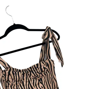 Urban Outfitters Lioness Woman Like Me Tie‎ Jumpsuit Zebra Print Size Small thumbnail 6
