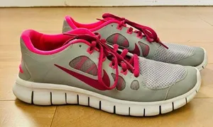 Nike Free Run 5.0 Gray Pink Athletic Shoes Running Sneaker Tennis Shoe 7 thumbnail 3