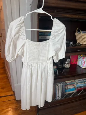 White Mini Dress Copper Key thumbnail 2