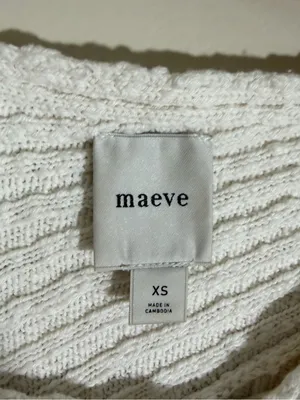 Anthropologie Maeve Ribbed Knit T-Shirt thumbnail 6