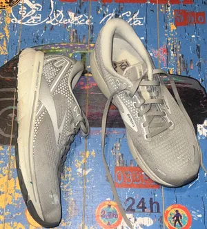 Brooks Ghost 14 Running Shoes Grey Neutral Cushion Comfort Size Women's 9 thumbnail 1