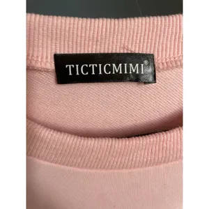 TICTICMIMI Color Block Sweatshirt Pink Grey Casual Long Sleeve‎ Size M thumbnail 3