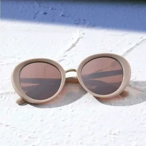 Light Brown & Gold Sunglasses thumbnail 2