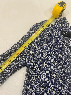 Lulus Blue & White Tile Print Maxi Dress - Small thumbnail 6