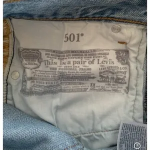 Levi's 501 Denim Shorts Womens 25 Blue High Rise Distressed Frayed Boho‎ Summer thumbnail 8