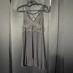 Elegant black Lace Women Dress thumbnail 2