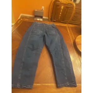 American Eagle Unbranded Barrel Jeans Womens Size L thumbnail 14