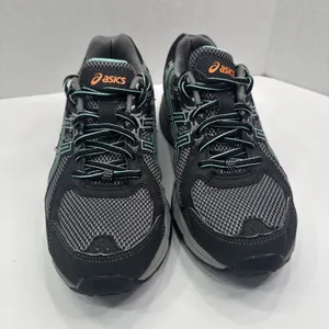 ASICS Gel Venture 6 Women’s 9 Black Teal Orange Trail Shoes T7G6Q thumbnail 5