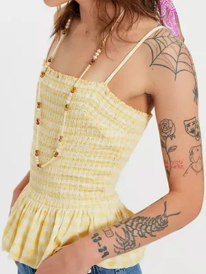 NWT Free People Sundance Tank Top | Boho Sleeveless Knit Top thumbnail 2