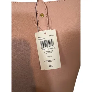 Coach Blush Pink Blossom Leather LTH Town Tote Bag Women NWT thumbnail 3