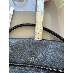 Kate Spade Southport Avenue‎ Mini Maria Black Leather Crossbody Handbag Purse thumbnail 11