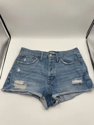 Madewell Relaxed Denim Shorts thumbnail 3