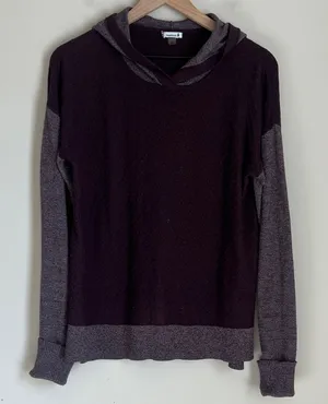 SmartWool Women's Shadow Pine Hoodie Sweater Wool Blend Med Baselayer Textured‎ thumbnail 1