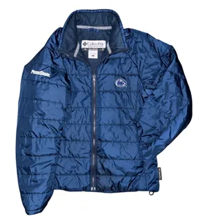 Columbia Penn State Nittany Lions Embroidered Puffer Jacket Collegiate Preppy thumbnail 1