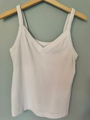 Athleta Renew Ribbed Vneck Tank thumbnail 1