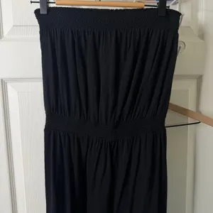 Daily Practice by Anthropologie Flounced Maxi Dress in Black Womens Size M thumbnail 6
