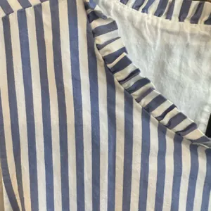 J. Crew Blue White Stripped Seersucker Tiered Dress Size 4 Preppy Southern EUC thumbnail 5