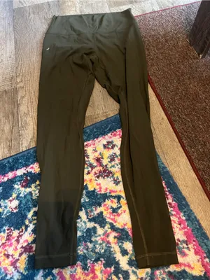 Lululemon align High-Rise Olive Green Active Leggings for Women thumbnail 2