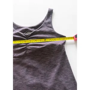 Kuhl‎ Women Plum Purple Heathered Ruched Keyhole Back Active Dress Size M thumbnail 4