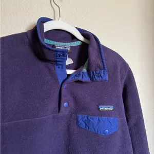 Patagonia Snap-T Fleece Pullover Size Medium Womens Purple‎ thumbnail 2