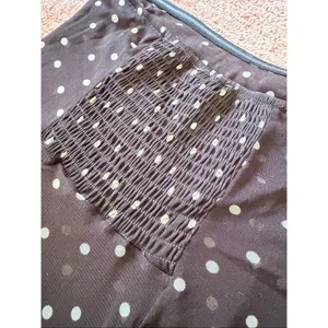 NWT Sans Souci Polka Dot Sheer Strapless Handkerchief Tube Dress Top Size M Y2K thumbnail 12