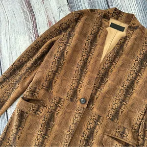 BLANK NYC Copperhead Faux Leather Trench Coat thumbnail 3