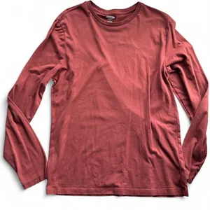 old navy burnt orange long sleeve shirt thumbnail 2