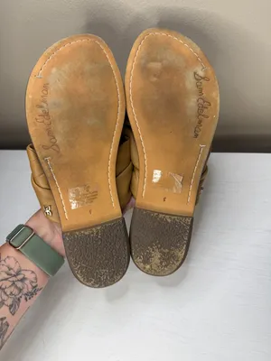 Sam Edelman Garson Slide Sandal Knotted Leather Cushioned Sz 8 thumbnail 11